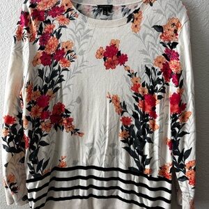 Floral Shirt XL Talbots